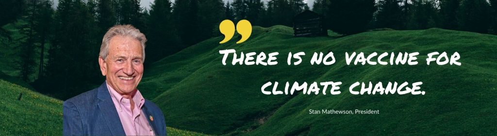 Stan Mathewson There is no vaccine for climate change