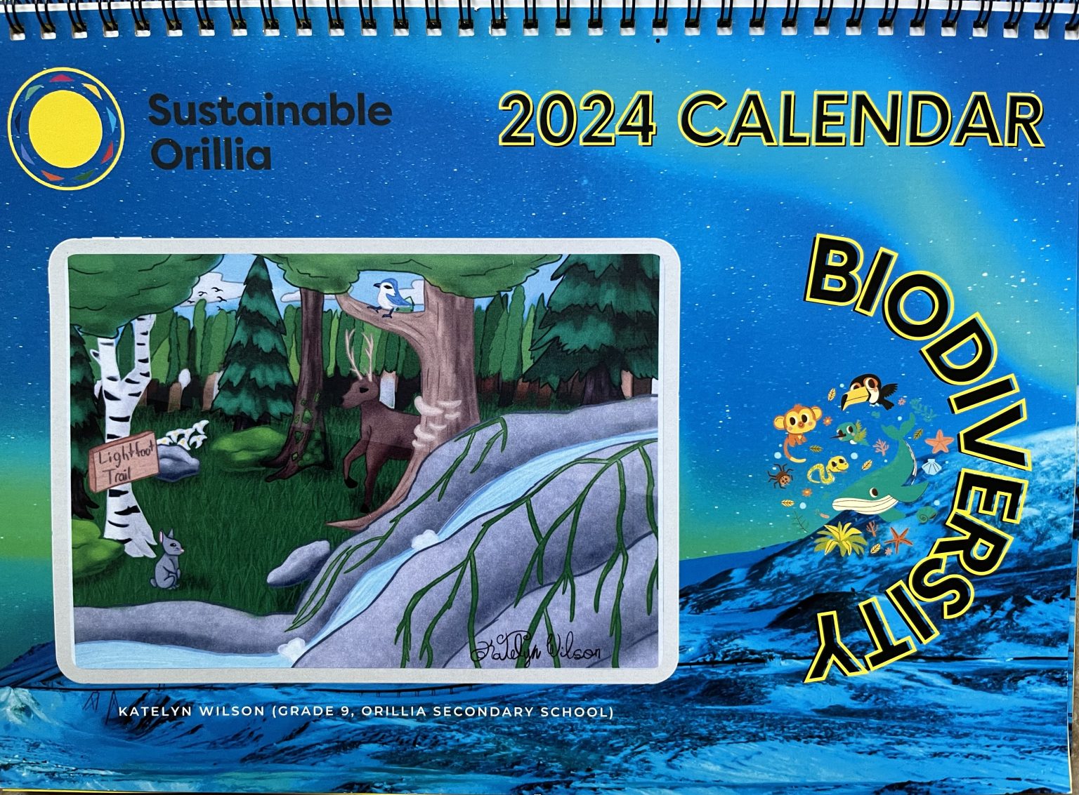 Last Call for 2024 Sustainable Orillia “Biodiversity” Calendars